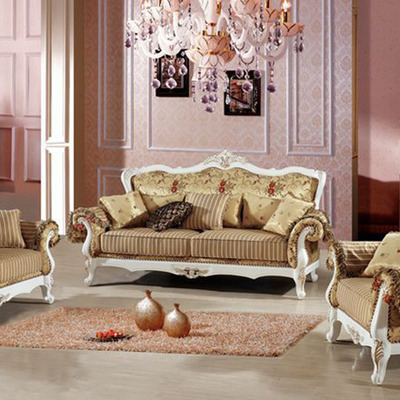 典雅與實用的融合 高升-川豪家具“思捷”歐式實木布藝組合沙發評析